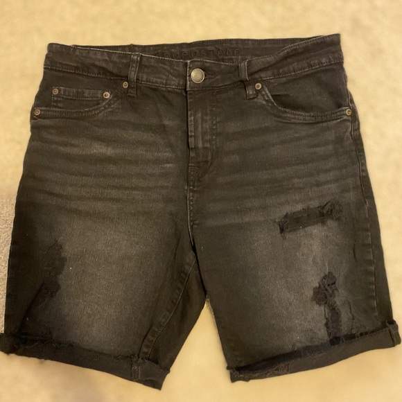 AREO biker jean shorts - Picture 1 of 5